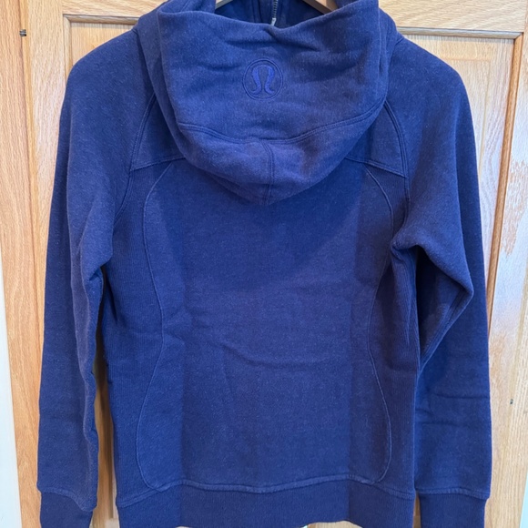 Lululemon Scuba Full-Zip Hoodie in Pigment Blue Size 4 - Picture 2 of 4